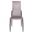 Стул DENVER, темно-бежевый велюр HLR-09/черный